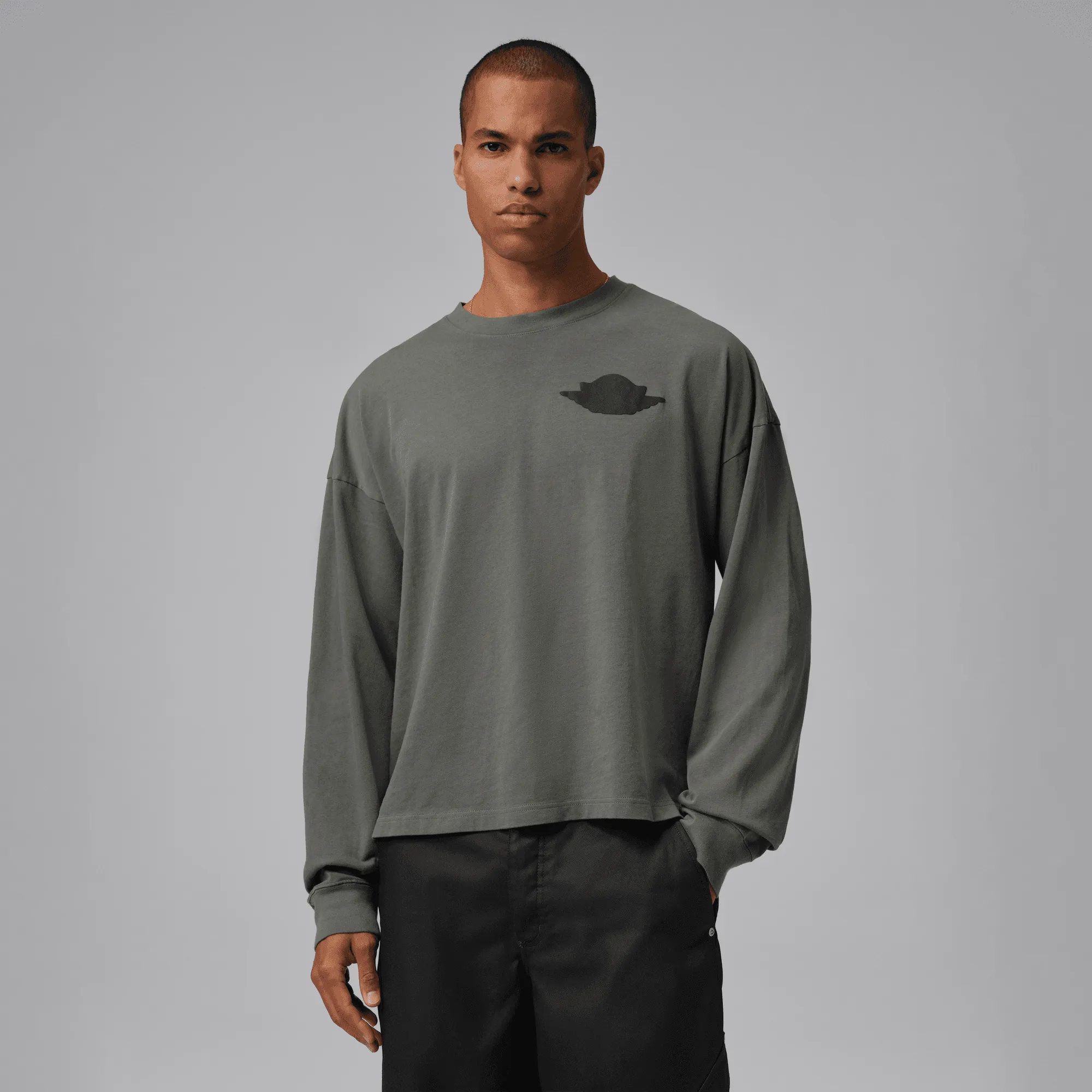 MJ WINGS L/S TEE - RIVER ROCK sold by Lapstone & Hammer