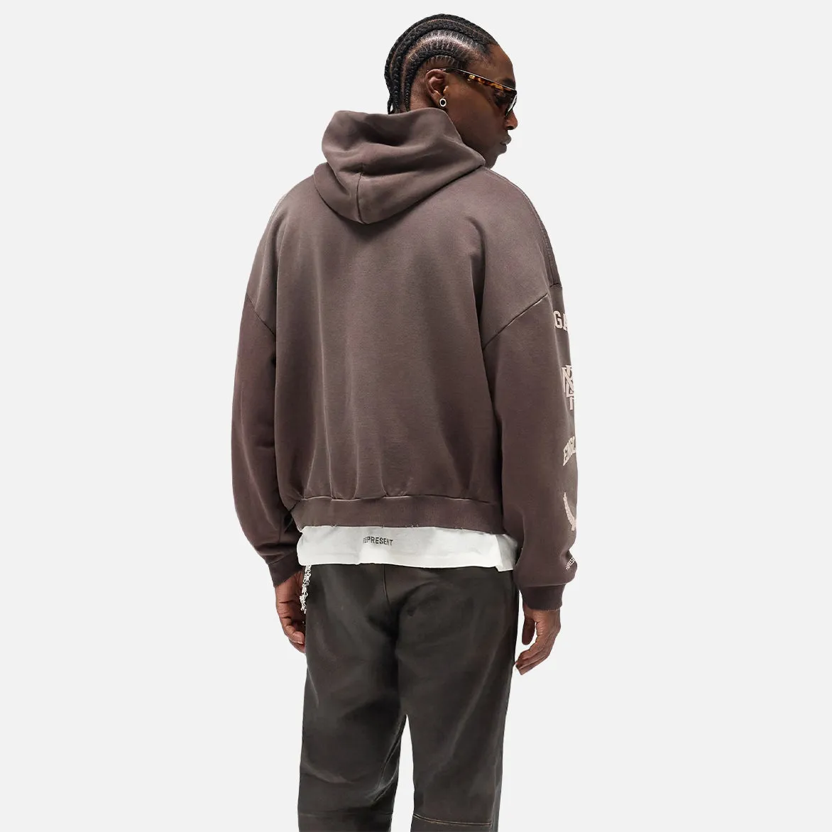 LEGACY CREST HOODIE - NERO sold by Lapstone & Hammer product image thumbnail 3