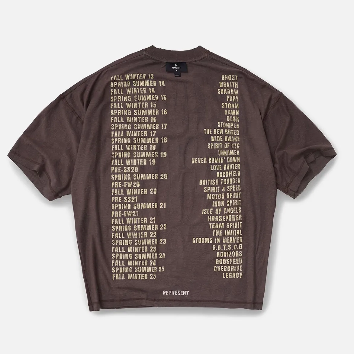 LIVING LEGACY TOUR REVERSIBLE T-SHIRT - NERO sold by Lapstone & Hammer product image thumbnail 4