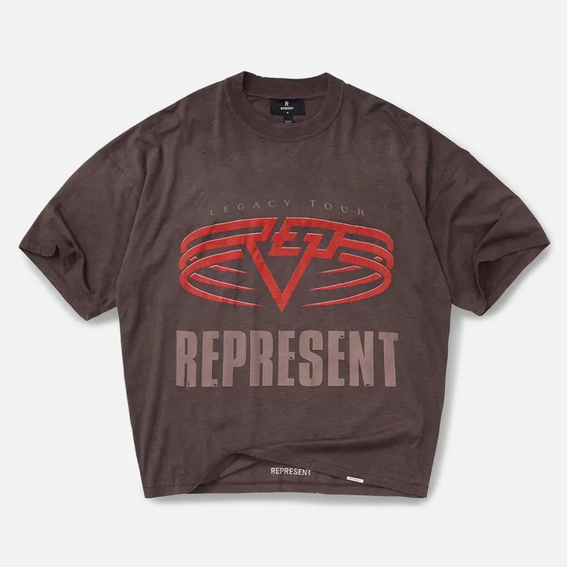 LIVING LEGACY TOUR REVERSIBLE T-SHIRT - NERO sold by Lapstone & Hammer