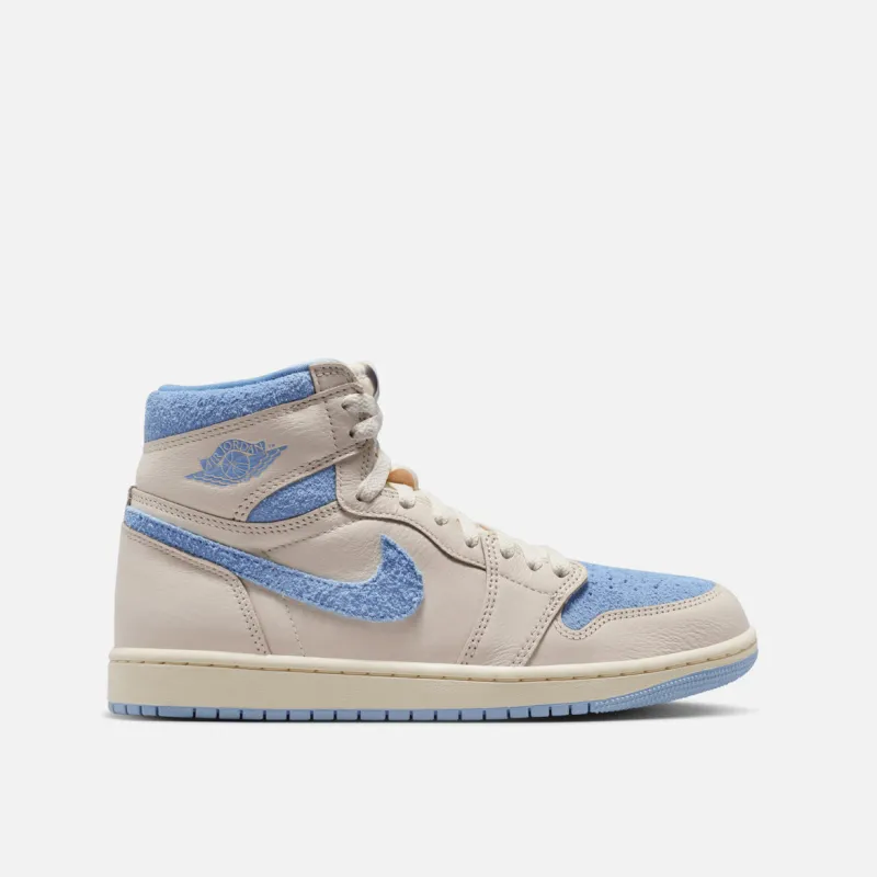 WMNS AIR JORDAN 1 RETRO HIGH OG "PALE IVORY / PSYCHIC BLUE" made by Jordan