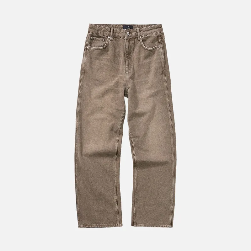 R3 BAGGY DENIM - WASHED OLIVE sold by Lapstone & Hammer