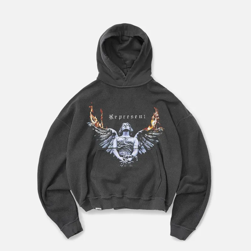 REVERSIBLE LIVING LEGACY TOUR HOODIE - NERO made by Represent