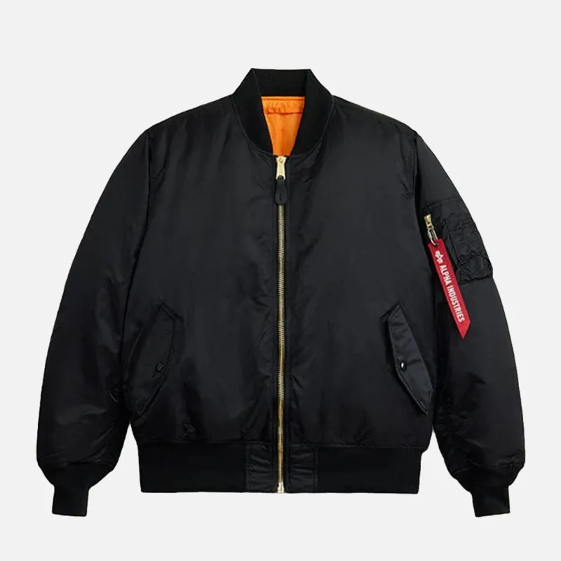 MA-1 BOMBER JACKET (HERITAGE) - BLACK sold by Lapstone & Hammer