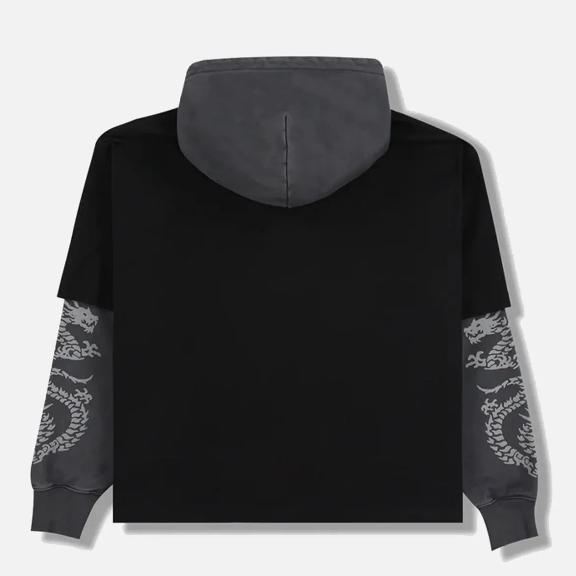 DRAGON LAYERED HOODIE - BLACK sold by Lapstone & Hammer product image thumbnail 2