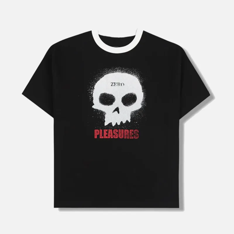 SINGLE SKULL HEAVYWEIGHT SHIRT - BLACK made by Pleasures