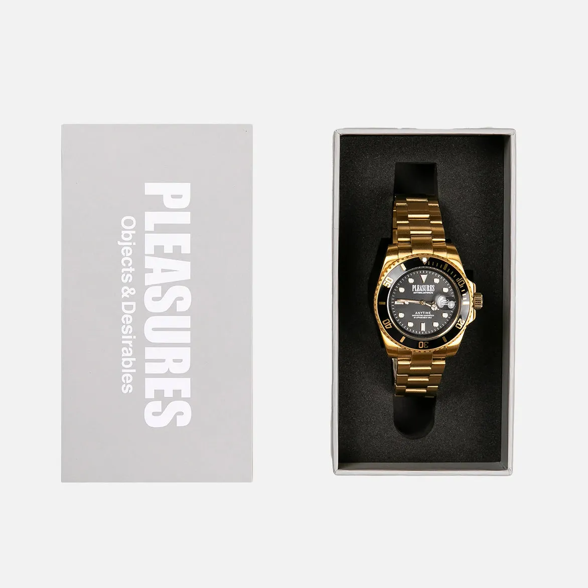 ANYTIME WATCH - GOLD / BLACK sold by Lapstone & Hammer product image thumbnail 5