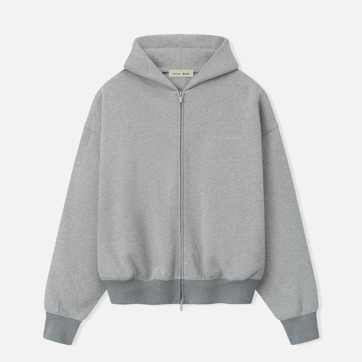 SIGNATURE CLASSIC FULL ZIP HOODIE - CONCRETE HEATHER sold by Lapstone & Hammer