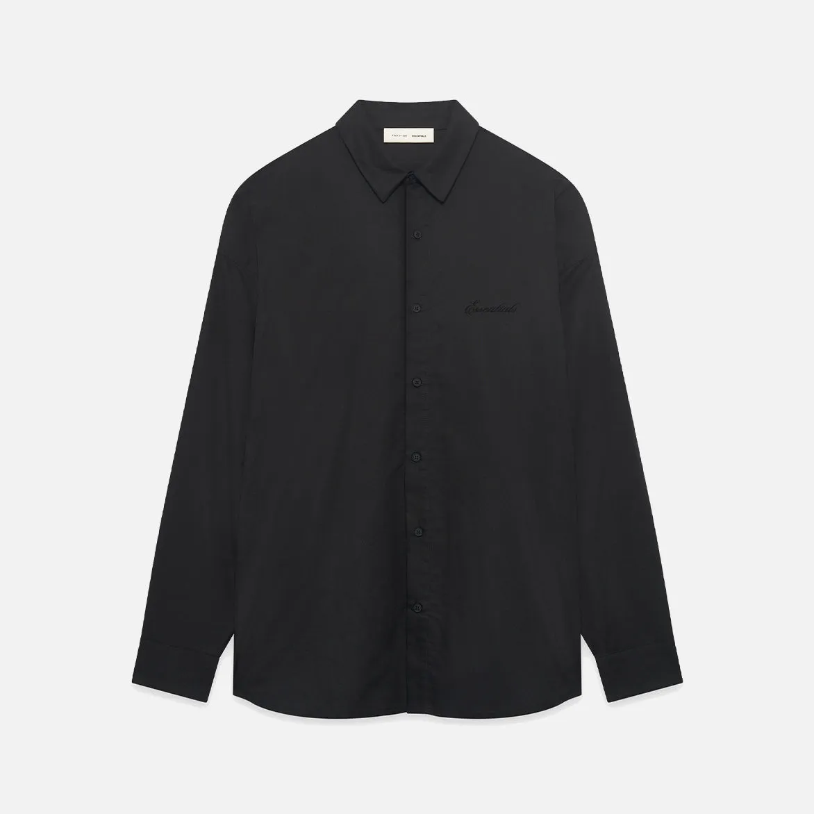 SIGNATURE BUTTON UP SHIRT - BLACK sold by Lapstone & Hammer