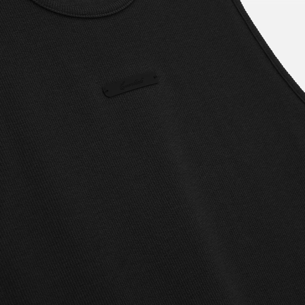 RIB TANK - VINTAGE BLACK sold by Lapstone & Hammer product image thumbnail 2