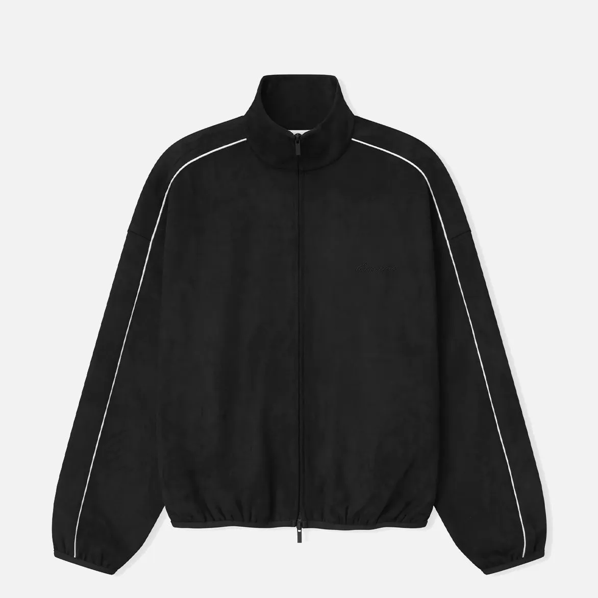 SIGNATURE MODERN TRACK JACKET W/ PIPING - VINTAGE BLACK sold by Lapstone & Hammer