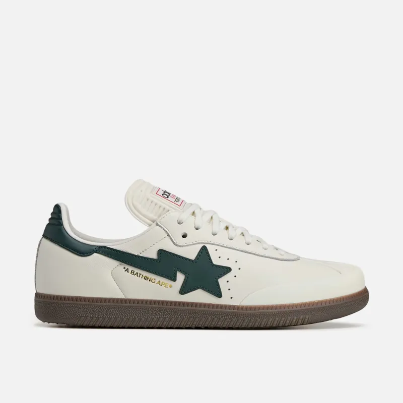 BAPE X ADIDAS SAMBA "WORLD CUP PACK" - CREAM WHITE / FOREST NIGHT made by Adidas