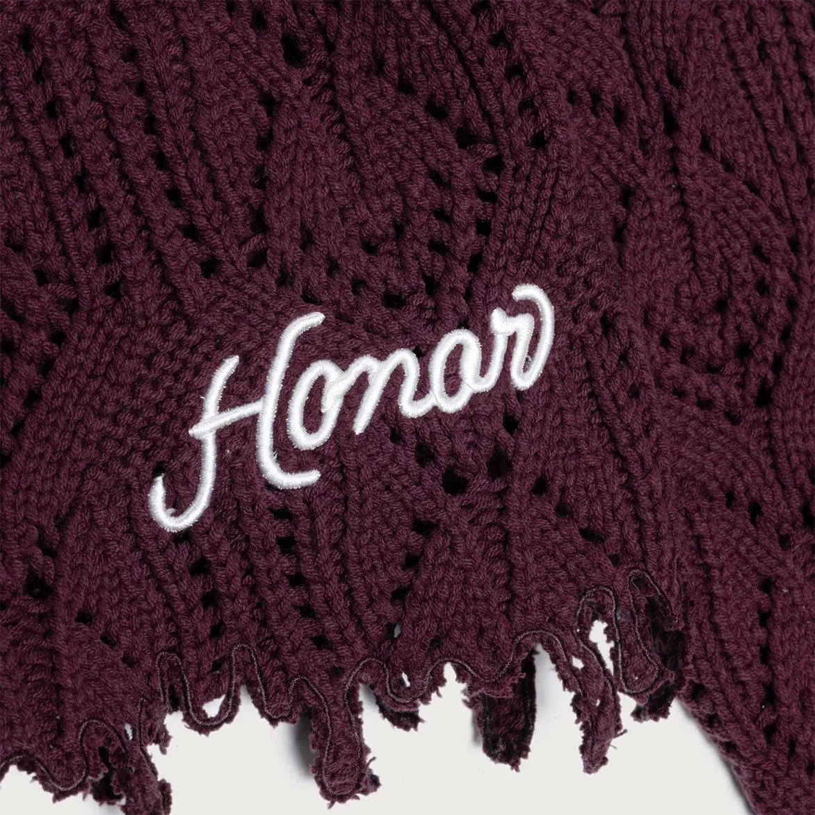 CABLE SWEATER - BERRY sold by Lapstone & Hammer product image thumbnail 3