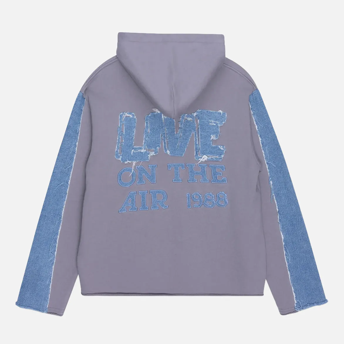 DENIM THE GIFT HOODIE - GREY sold by Lapstone & Hammer product image thumbnail 2