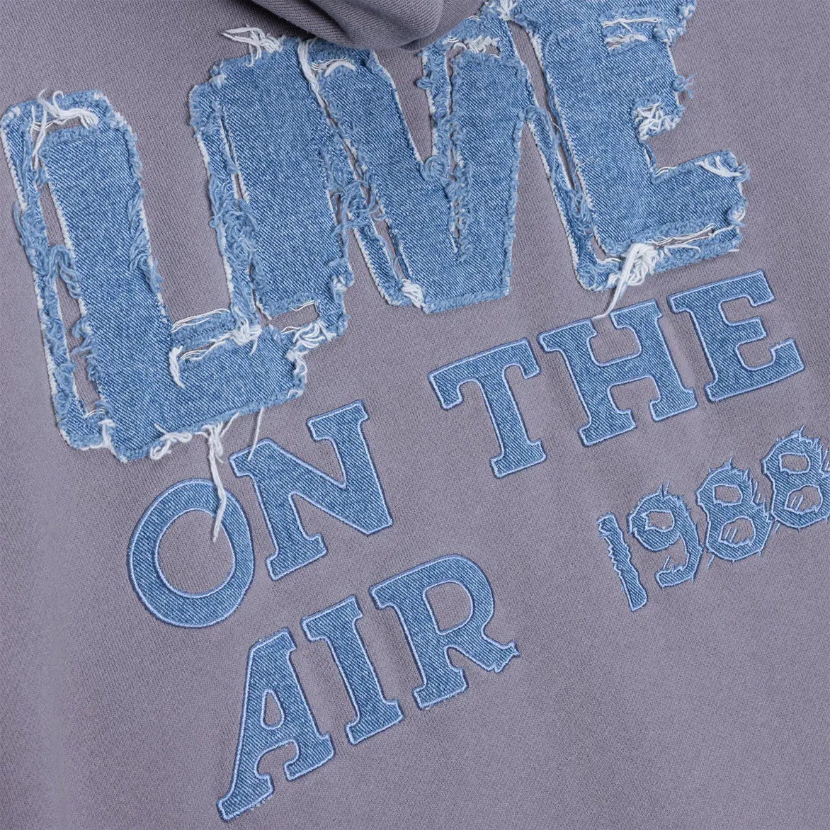 DENIM THE GIFT HOODIE - GREY sold by Lapstone & Hammer product image thumbnail 5
