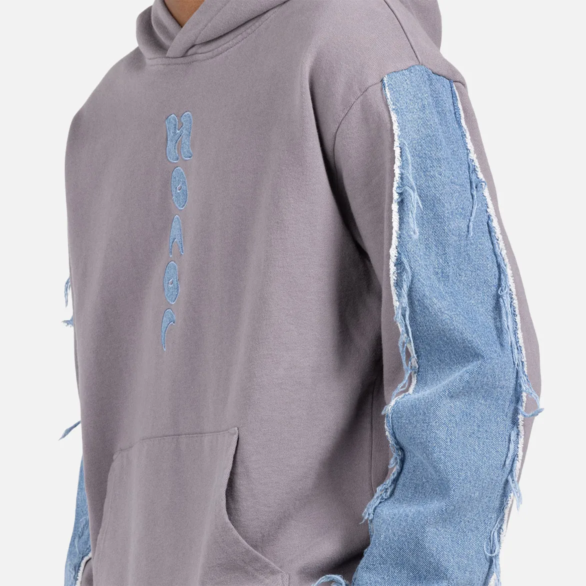 DENIM THE GIFT HOODIE - GREY sold by Lapstone & Hammer product image thumbnail 4