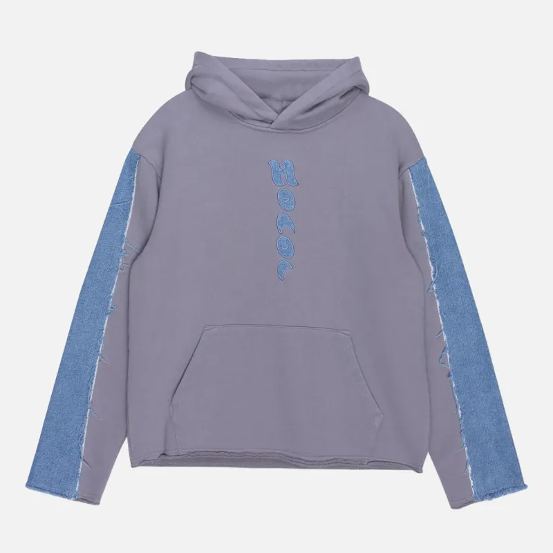 DENIM THE GIFT HOODIE - GREY made by Honor the Gift