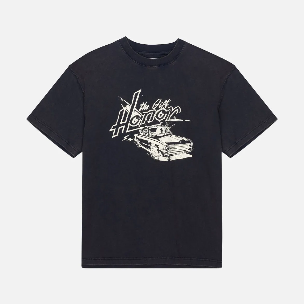 JOY RIDE TEE - BLACK sold by Lapstone & Hammer