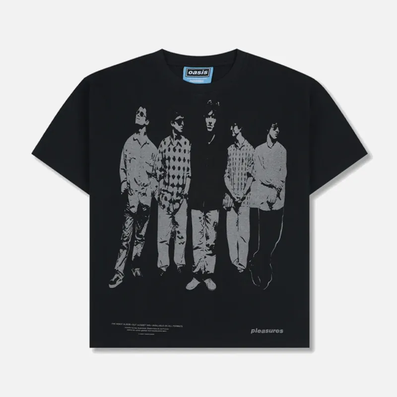 DEFINITELY HEAVYWEIGHT T-SHIRT - FADED BLACK made by Pleasures