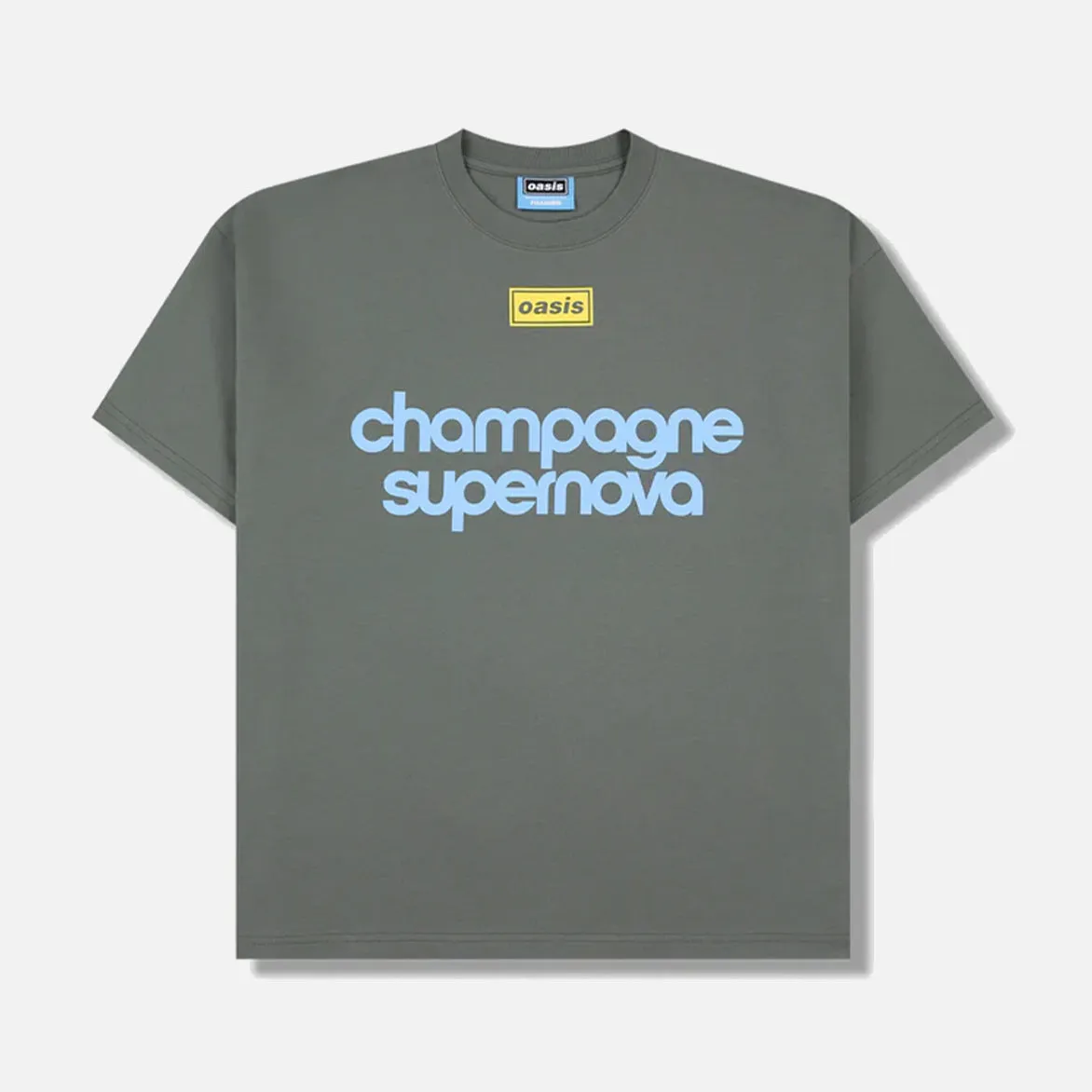 OASIS X PLEASURES NORDIQUE T-SHIRT - FADED BLACK sold by Lapstone & Hammer