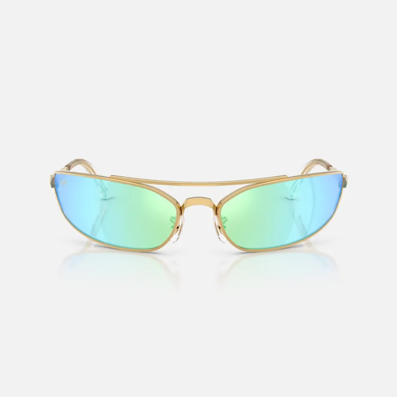RAY-BAN X ASAP ROCKY PINNACLE METAL - LIGHT GREY / MIRROR BLUE made by Ray-Ban