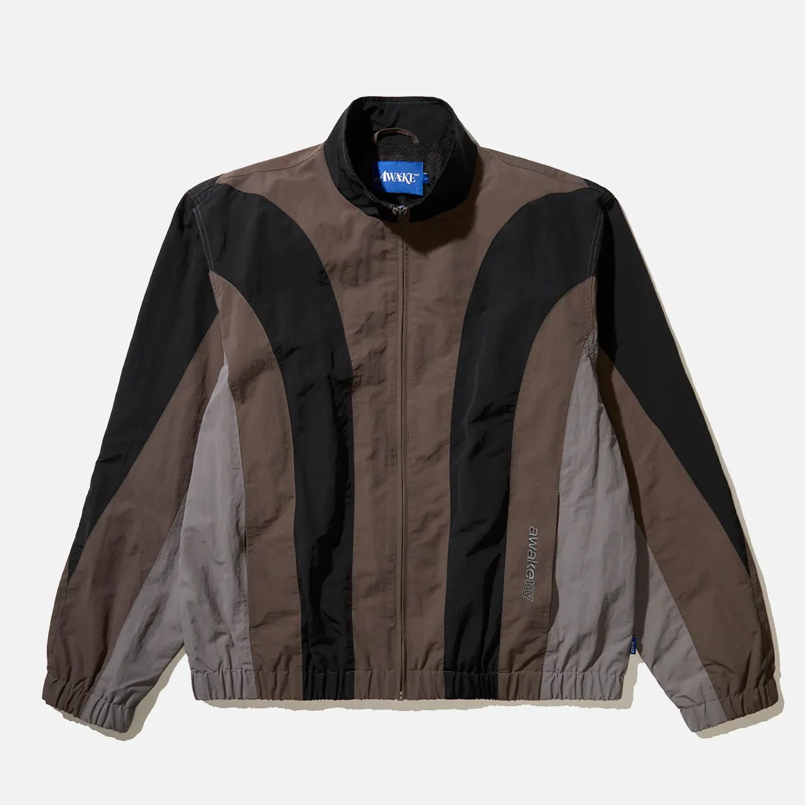 PUSHERMAN TRACK JACKET - BLACK / BROWN sold by Lapstone & Hammer