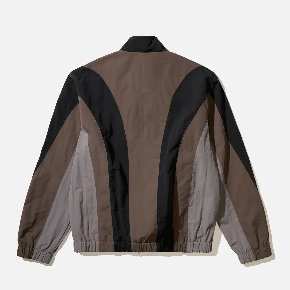 PUSHERMAN TRACK JACKET - BLACK / BROWN sold by Lapstone & Hammer product image thumbnail 2