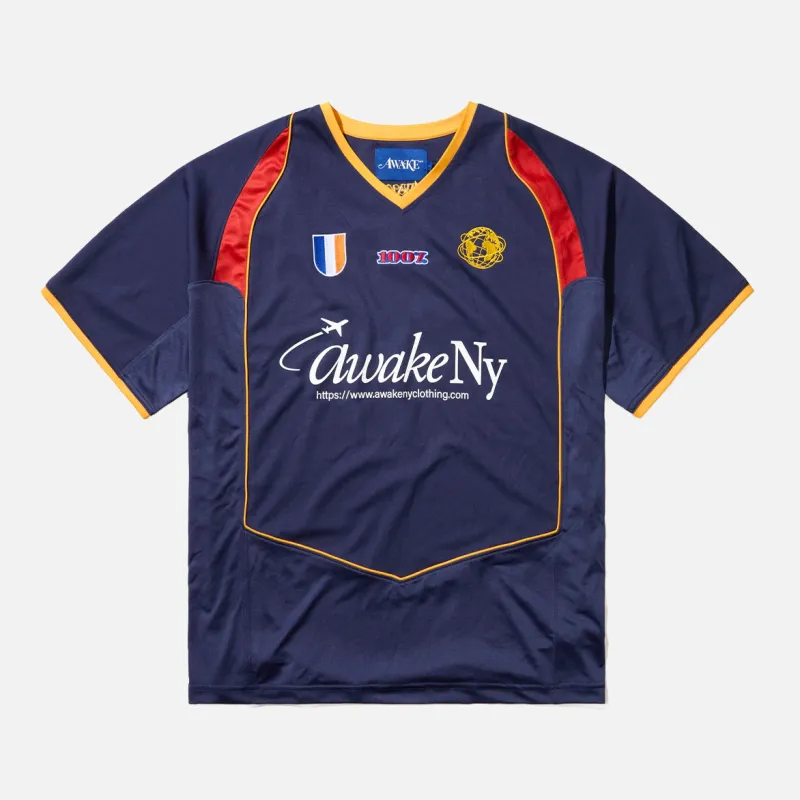 UNISPHERE WARM UP JERSEY - BLUE made by Awake