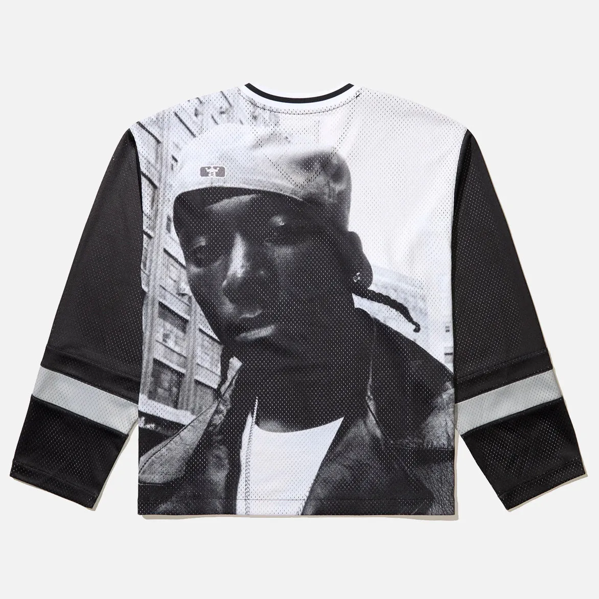 BIG L X AWAKE NY "THE BIG PICTURE" HOCKEY JERSEY - BLACK sold by Lapstone & Hammer product image thumbnail 2