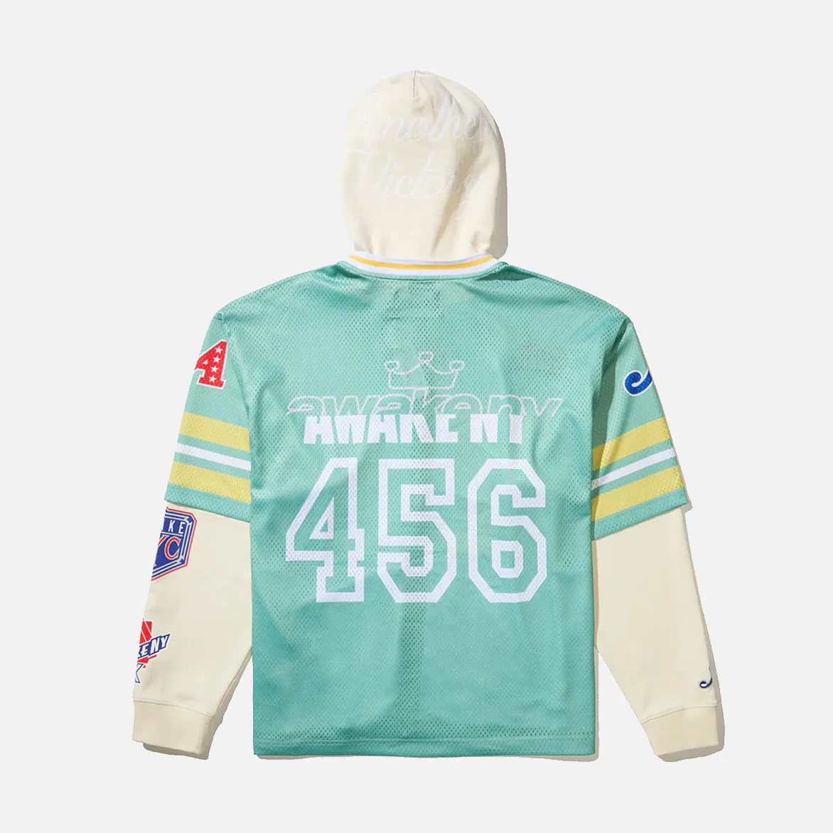 HEADCRACK CHAMPS JERSEY ZIP HODDIE - GREEN sold by Lapstone & Hammer product image thumbnail 2