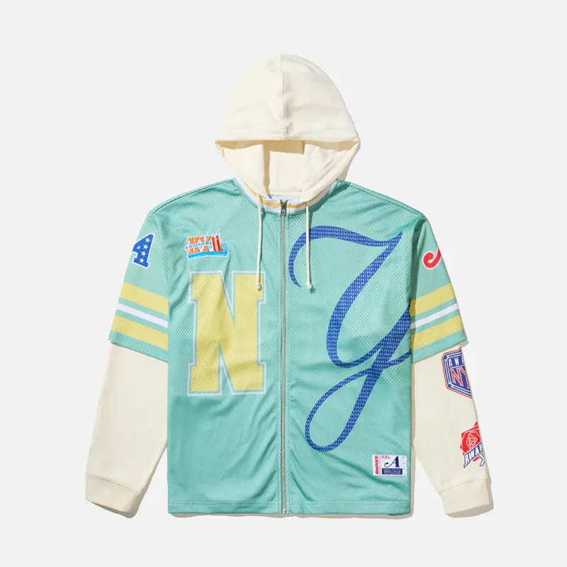 HEADCRACK CHAMPS JERSEY ZIP HODDIE - GREEN made by Awake