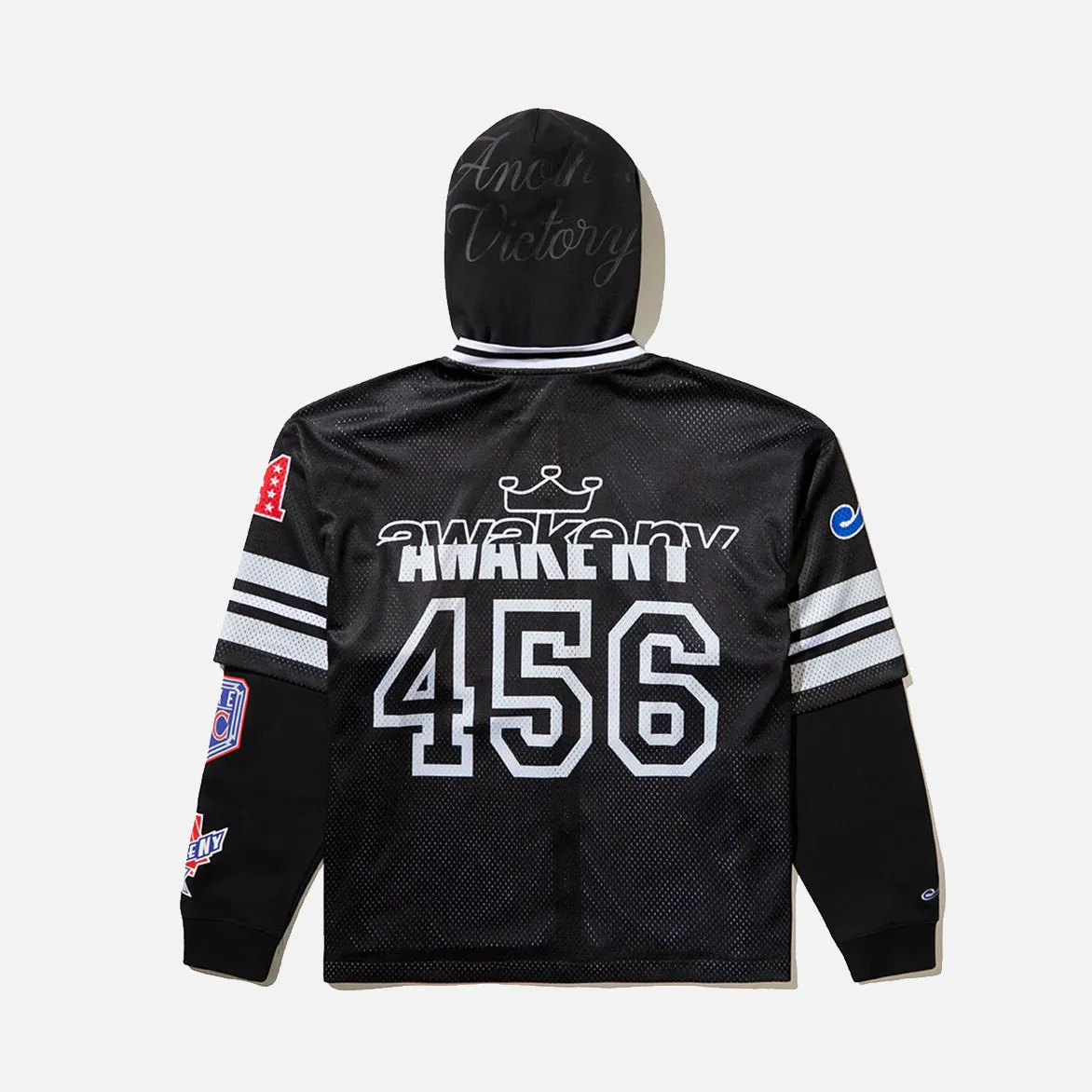 HEADCRACK CHAMPS JERSEY ZIP HODDIE - BLACK sold by Lapstone & Hammer product image thumbnail 2