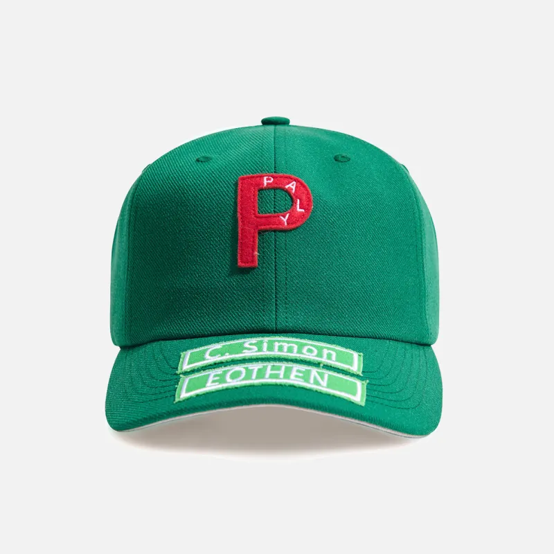 5 PANEL TWILL "P" HAT - GREEN made by Lapstone & Hammer