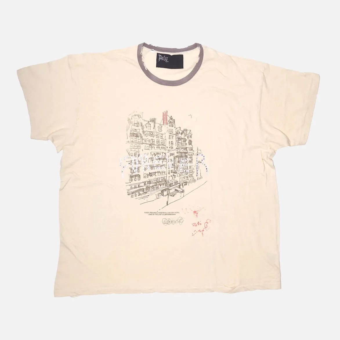 CHELSEAY HOTEL TEE - VINTAGE WHITE sold by Lapstone & Hammer
