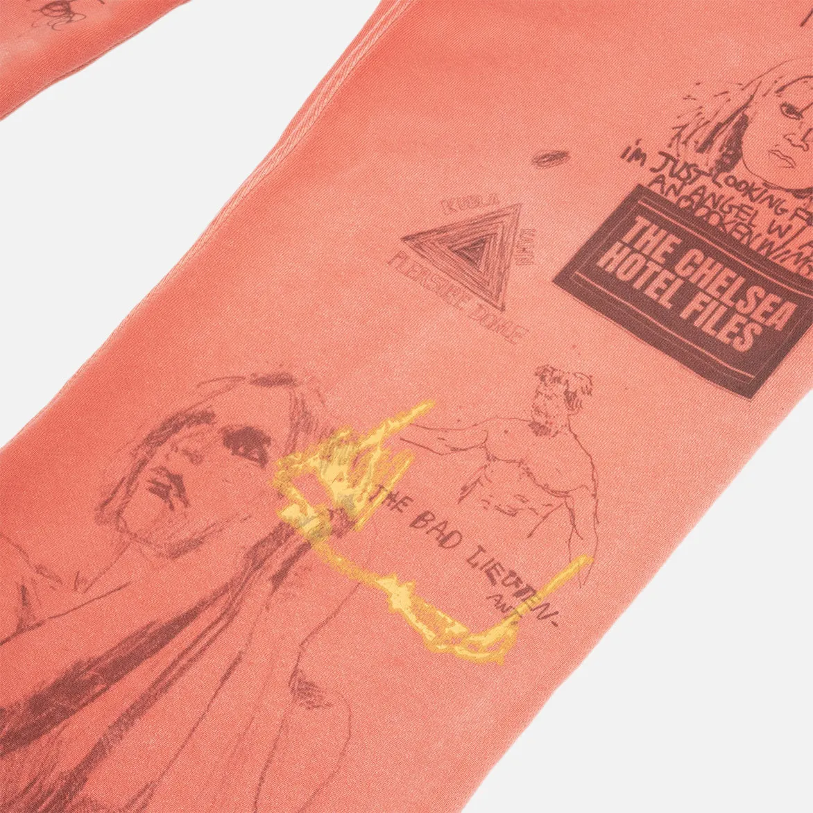 BELLA MCGOLDRICK x CHELSEAY HOTEL SWEATPANT - RED sold by Lapstone & Hammer product image thumbnail 4