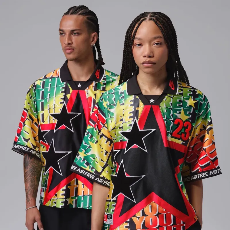 FTY X JORDAN FOOTBALL JERSEY - BLACK / MULTI made by Jordan