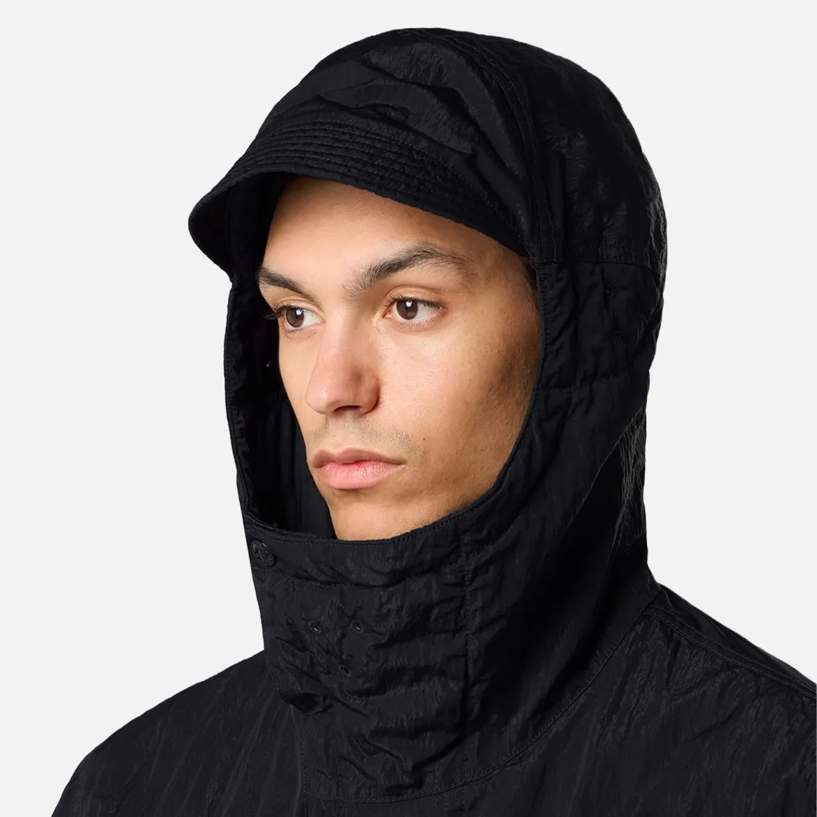 Q100007 WARP RIB NYLON-TC SHORT PARKA - BLACK sold by Lapstone & Hammer product image thumbnail 4