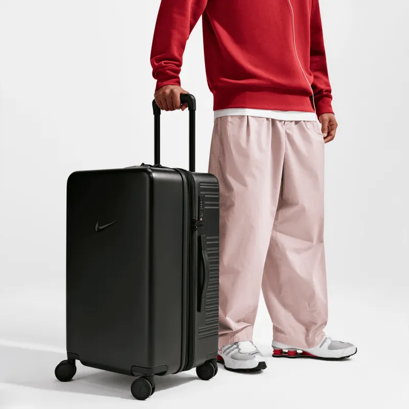 MEDIUM CHECKED LUGGAGE 26" HARDSHELL - BLACK made by Nike
