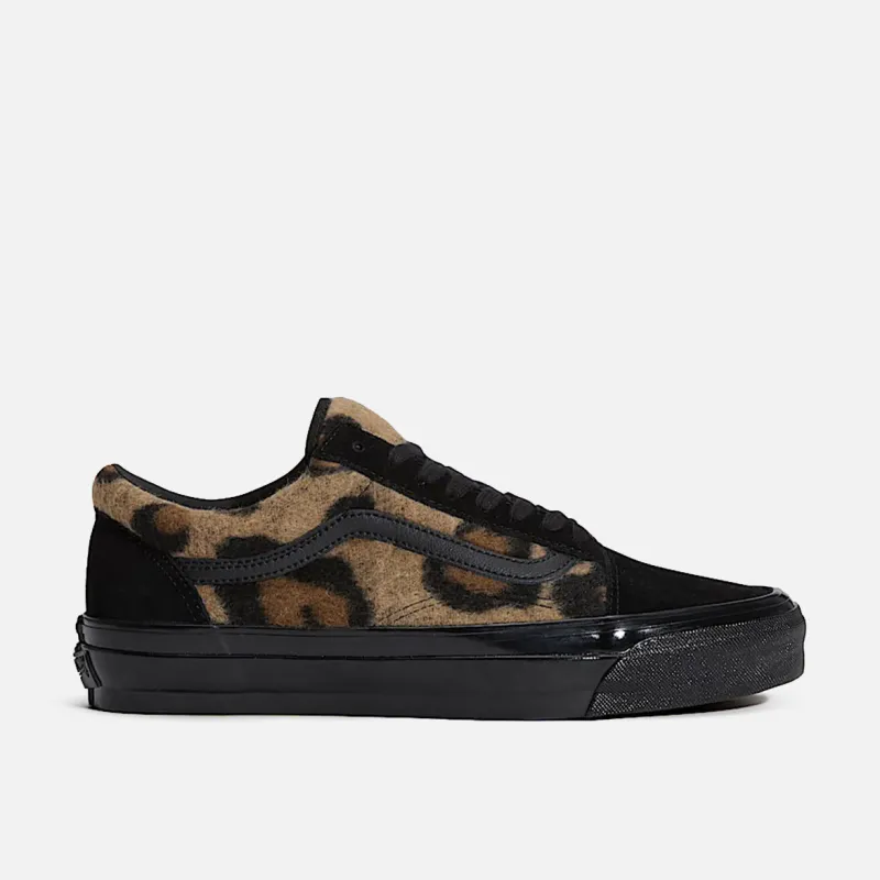 LX OLD SKOOL "LEOPARD" - BLACK / BROWN made by Vans
