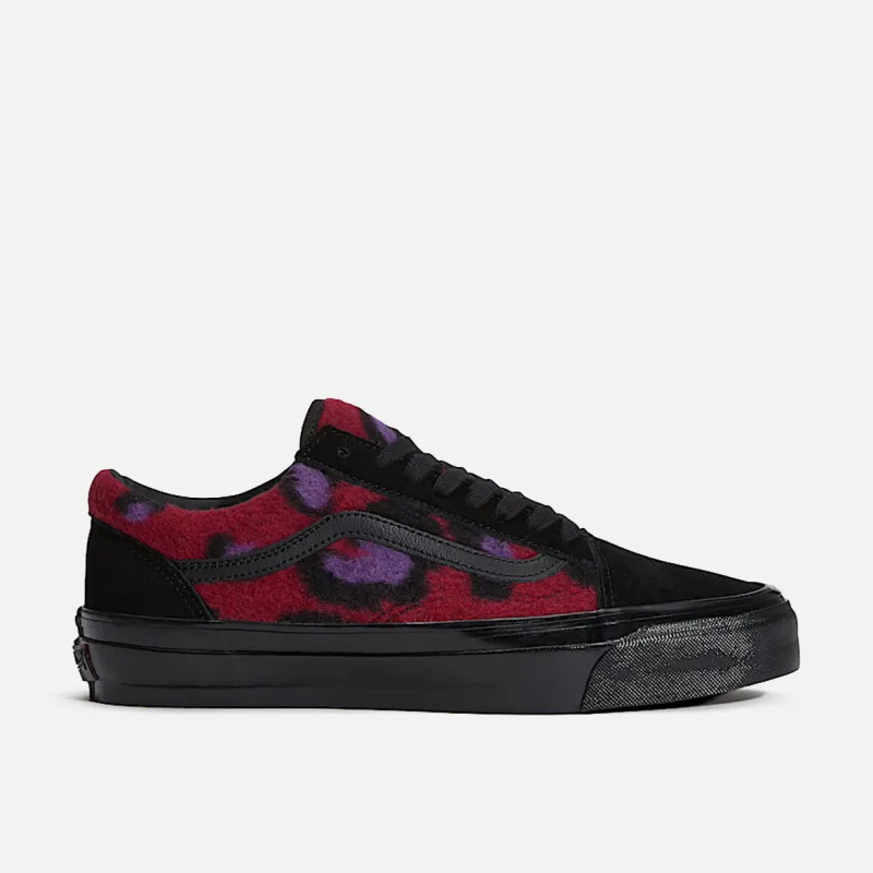 LX OLD SKOOL "LEOPARD" - BLACK / MULTI made by Vans