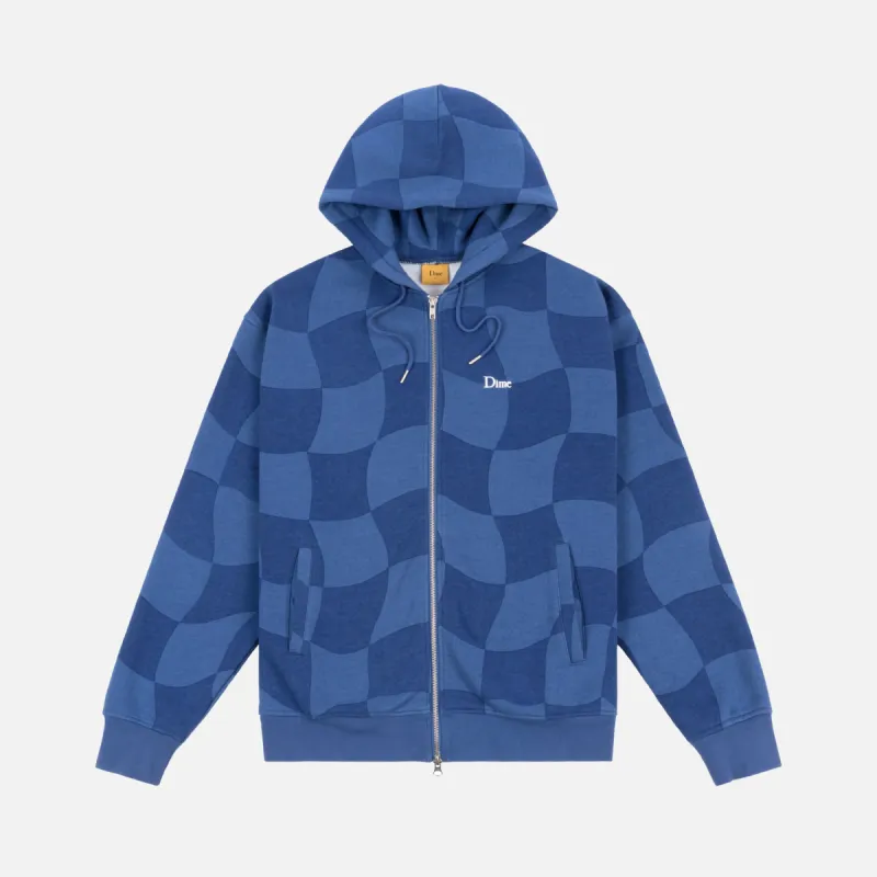 CLASSIC CHECKMATE ZIP HOODIE - NAVY sold by Lapstone & Hammer