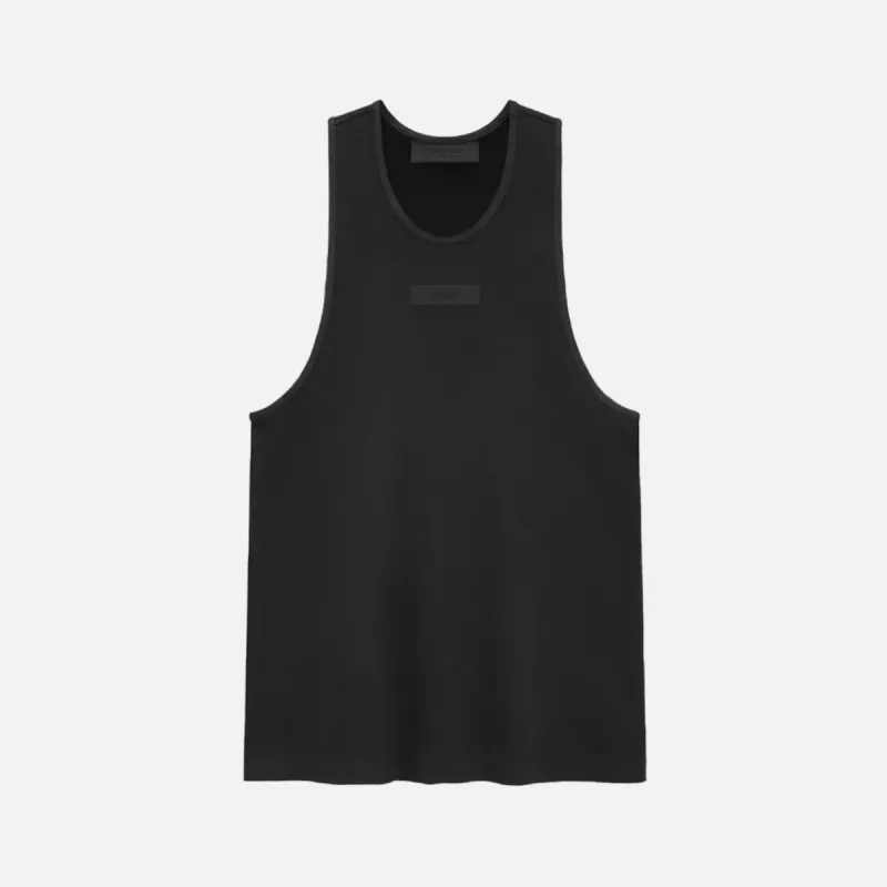 ESSENTIALS HEAVY TANK TOP - BLACK sold by Lapstone & Hammer
