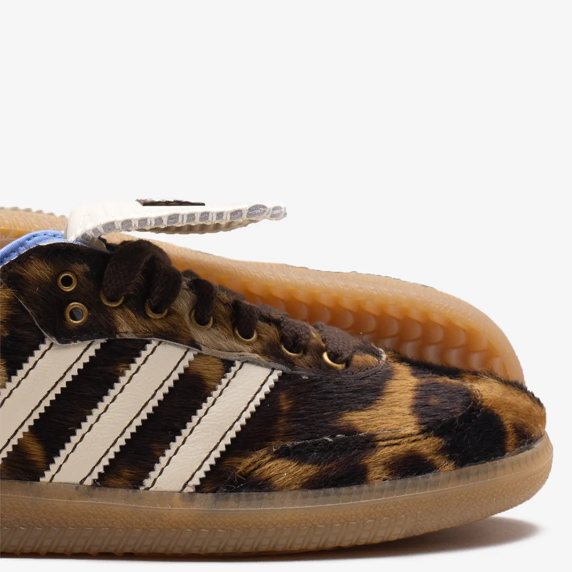 WALES BONNER X ADIDAS PONY SAMBA "LEOPARD" sold by Lapstone & Hammer product image thumbnail 4