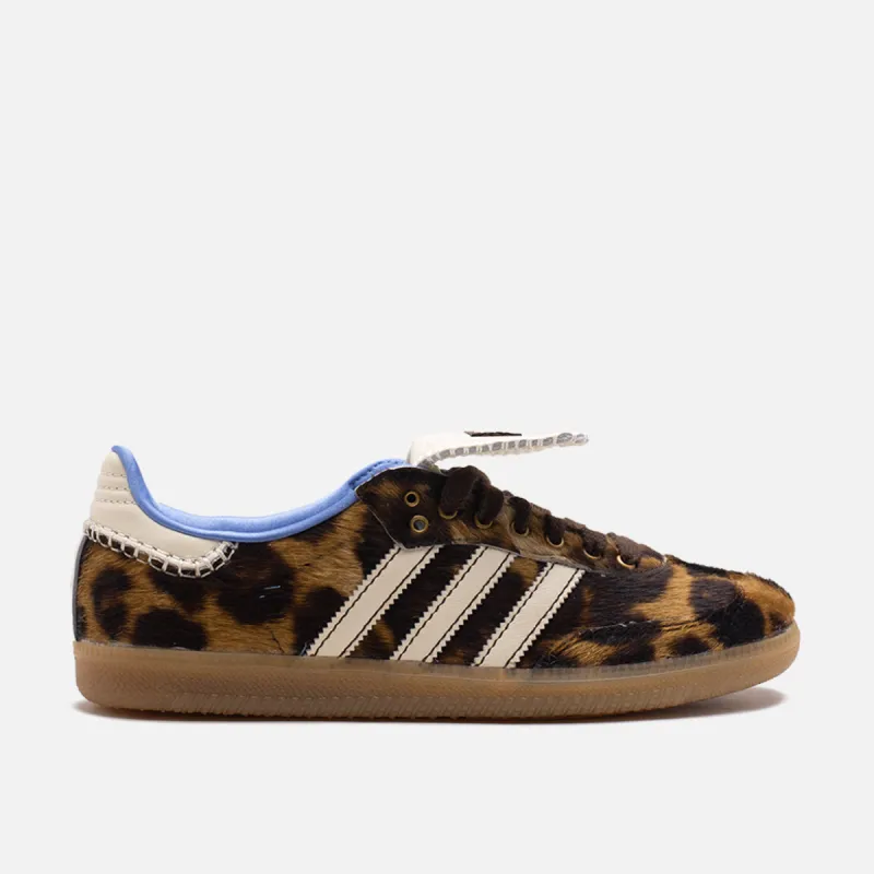 WALES BONNER X ADIDAS PONY SAMBA "LEOPARD" sold by Lapstone & Hammer