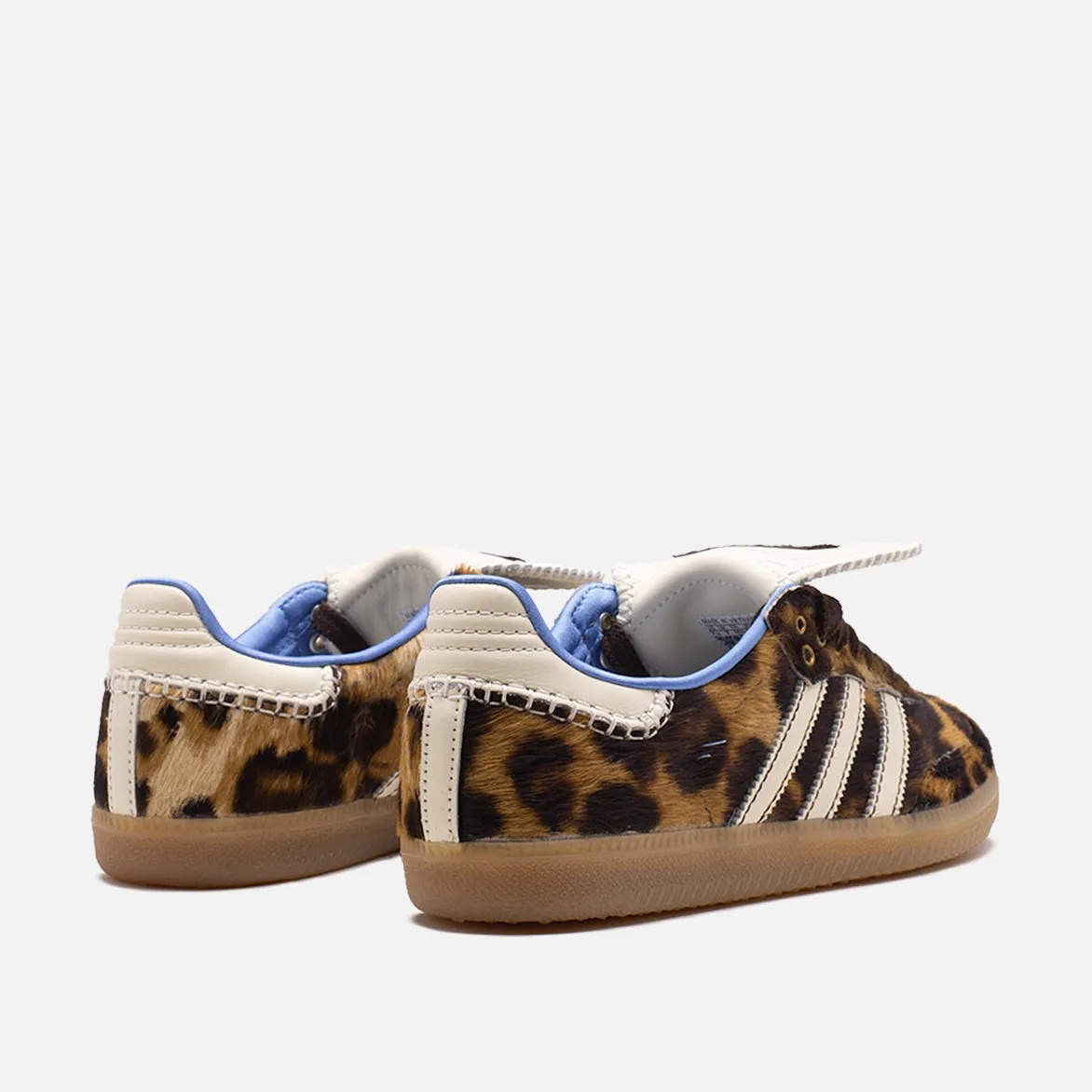 WALES BONNER X ADIDAS PONY SAMBA "LEOPARD" sold by Lapstone & Hammer product image thumbnail 3