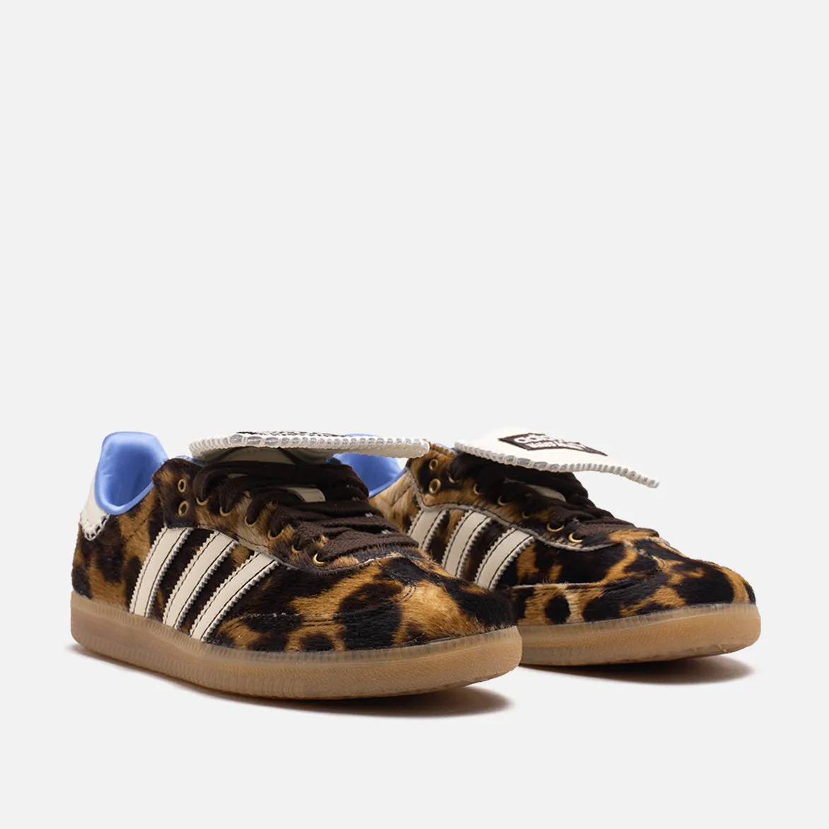 WALES BONNER X ADIDAS PONY SAMBA "LEOPARD" sold by Lapstone & Hammer product image thumbnail 2