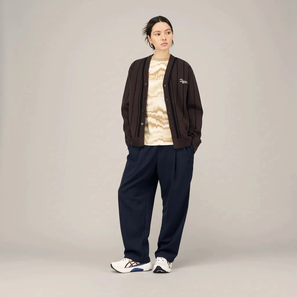 BASEBALL KNIT CARDIGAN - DARK BROWN sold by Lapstone & Hammer product image thumbnail 2