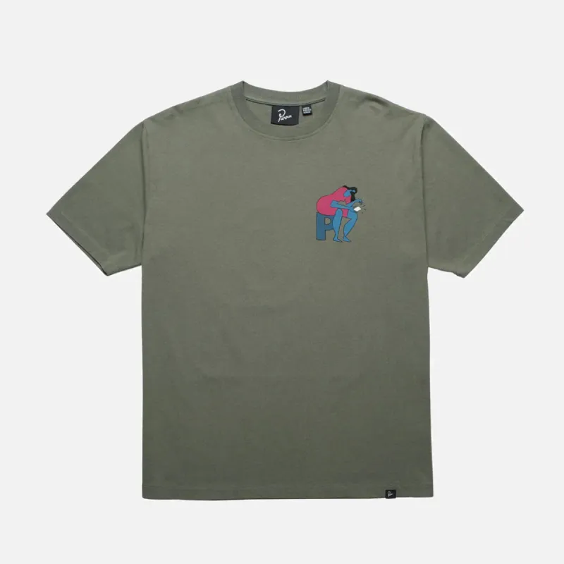 INSECURE DAYS T­SHIRT - GREEN made by Lapstone & Hammer