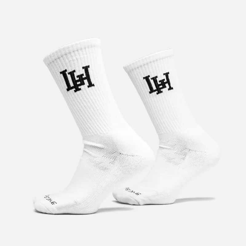 LH INTERLOCK SOCK - WHITE made by Lapstone & Hammer