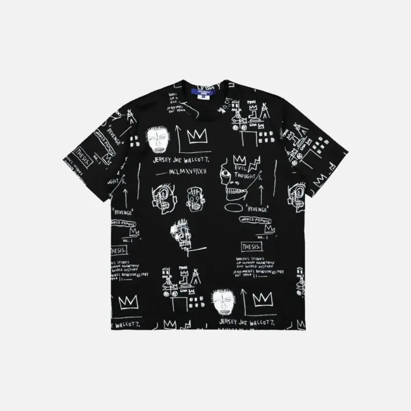 BASQUIAT TEE - BLACK sold by Lapstone & Hammer